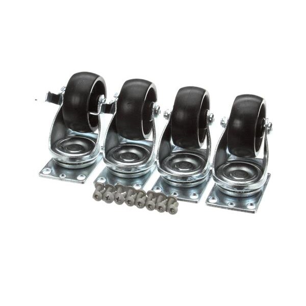 Caster Kit Plate Type (Set Of
